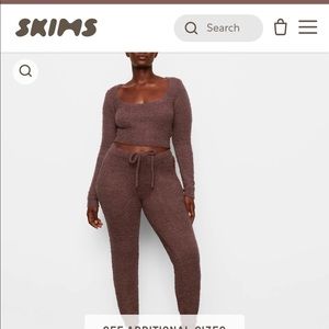 Brown skims cozy set